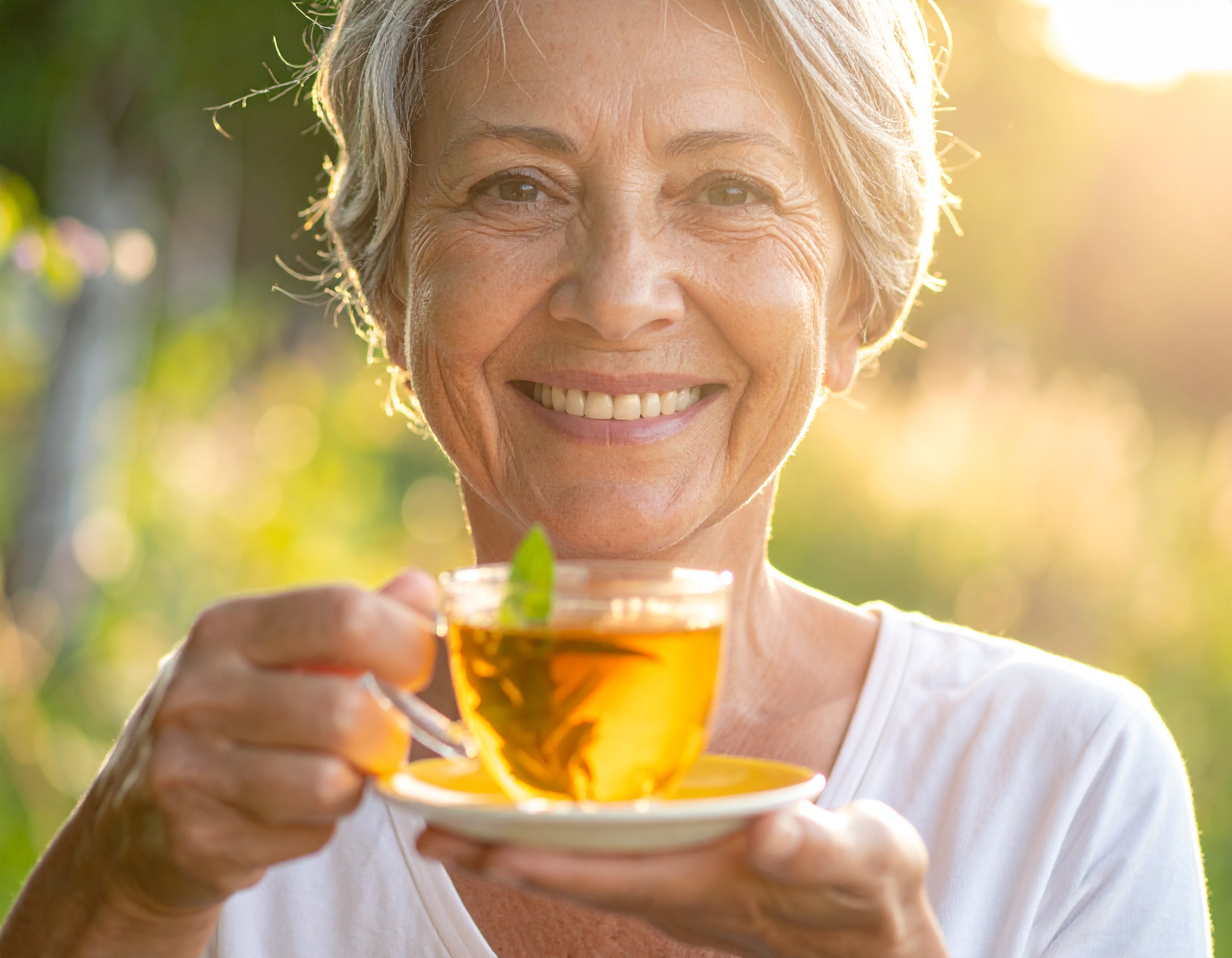 Infuso caldo di erbe naturali — Erboristeria Ippocrate