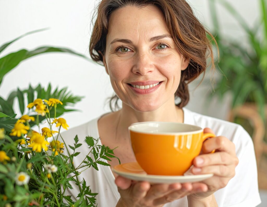 Miscela di erbe officinali in tazza — Erboristeria Ippocrate