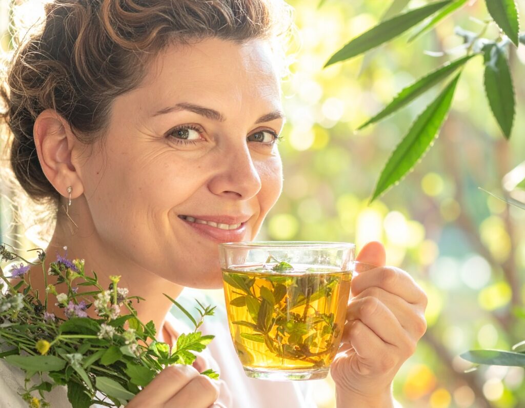 Infuso caldo di erbe naturali — Erboristeria Ippocrate