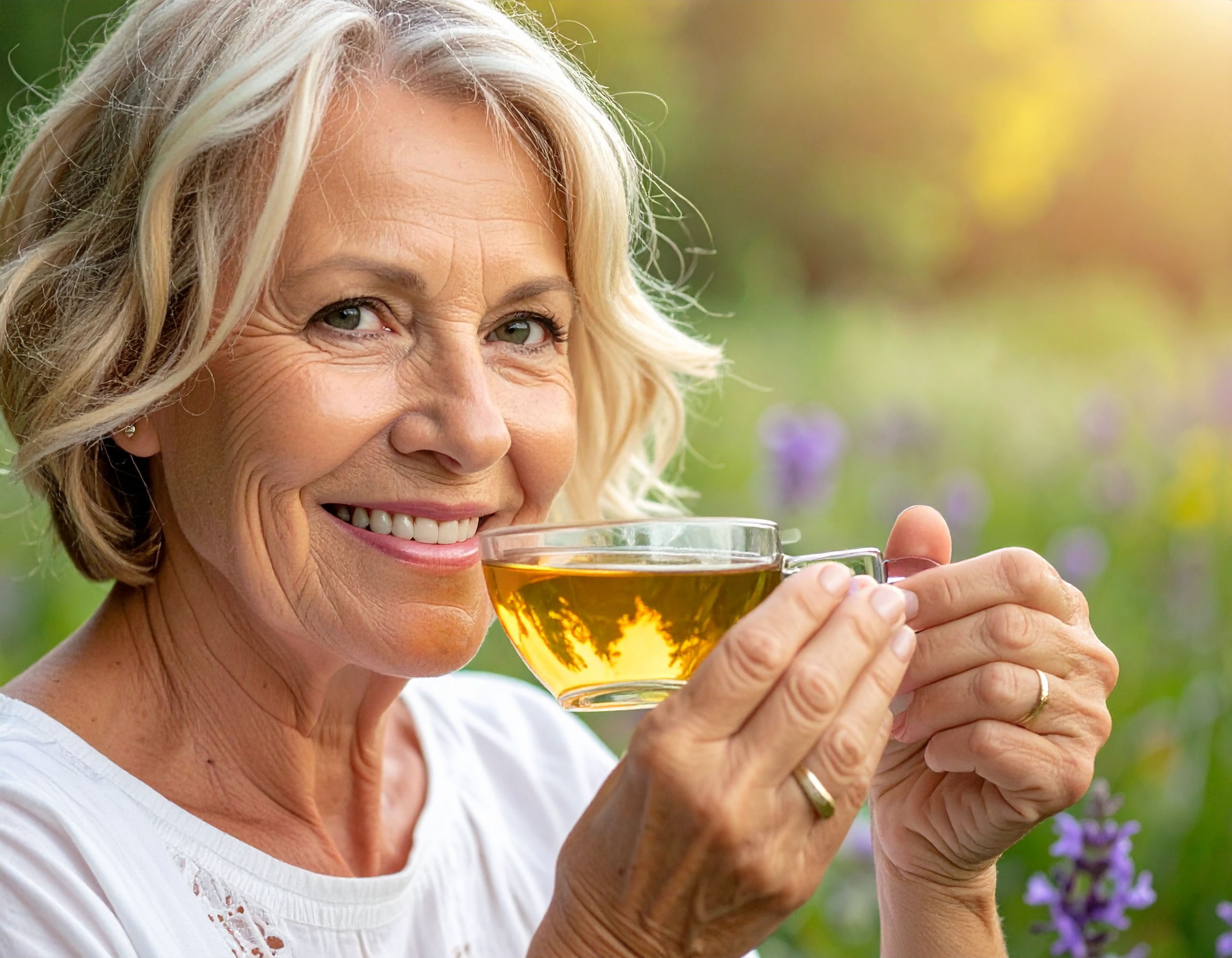 Infuso caldo di erbe naturali — Erboristeria Ippocrate